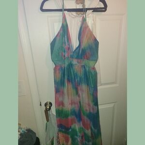 Multi color maxi dress xxl